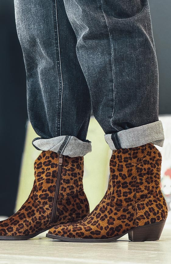 Bottines KARLY léopard