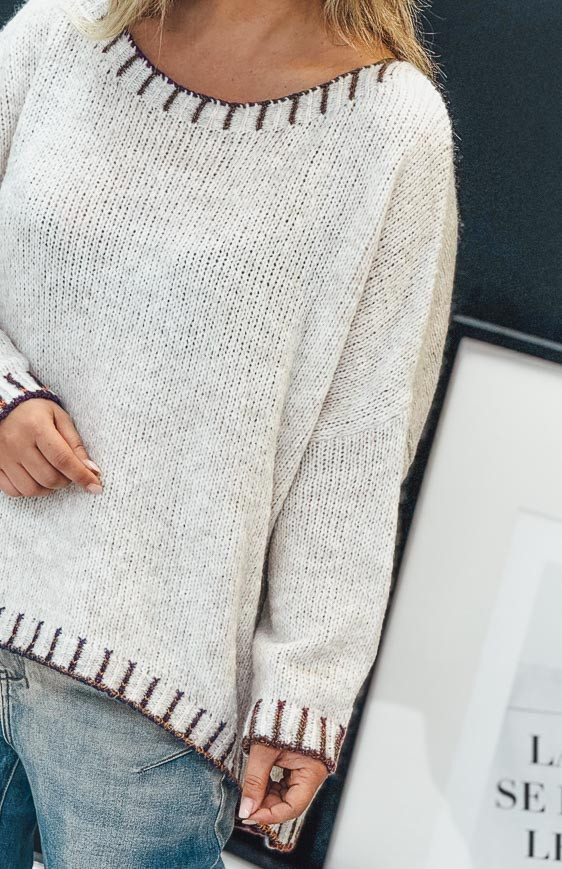 Pull COME beige
