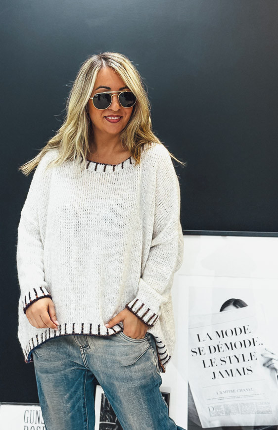 Beige COME sweater