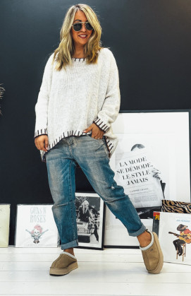 Beige COME sweater
