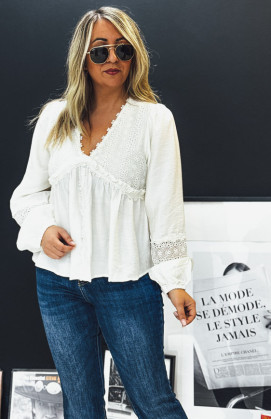 Blouse CASSIDY écrue