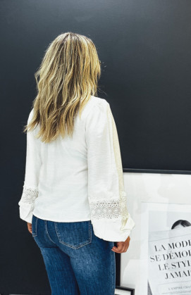 Blouse CASSIDY écrue