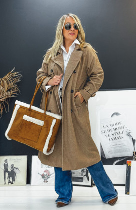Manteau GASPARD camel