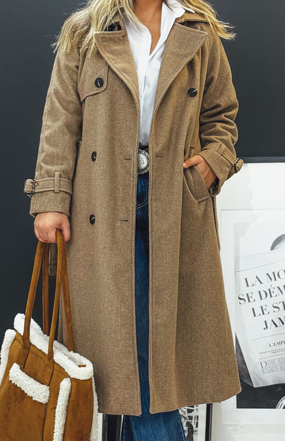 Manteau GASPARD camel