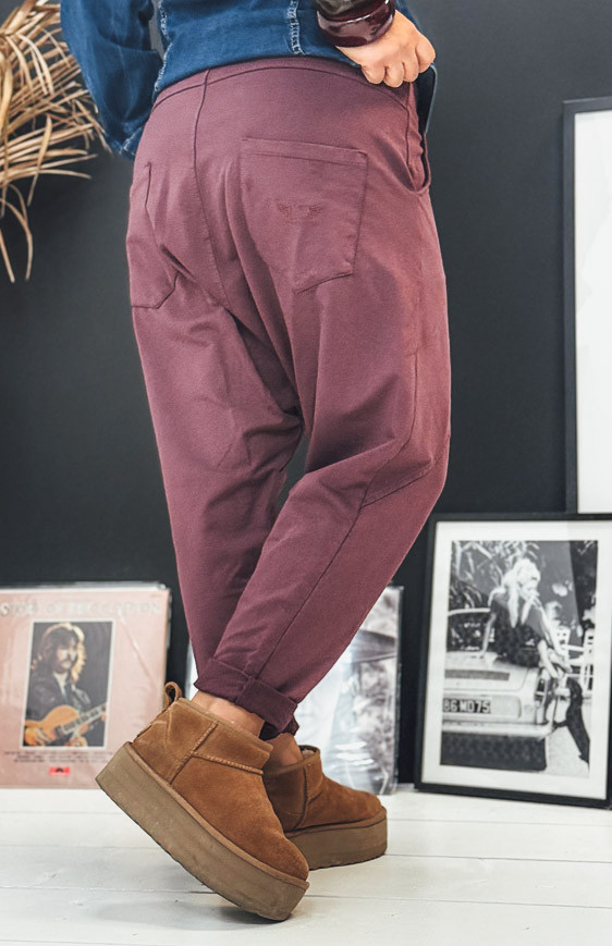 Aubergine MAEL jogging suit