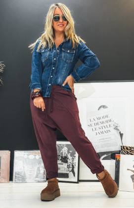 Aubergine MAEL jogging suit