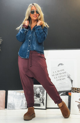 Aubergine MAEL jogging suit