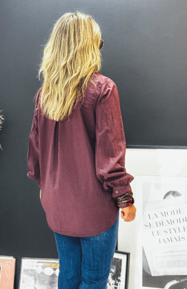 Aubergine ROSINE shirt