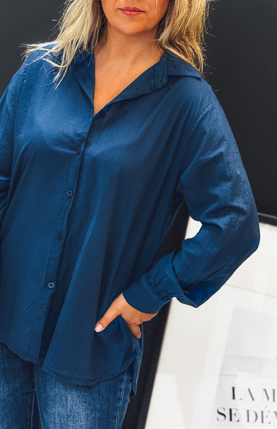 Dark blue ROSINE shirt