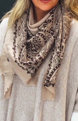 Echarpe JOPLIN taupe