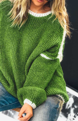 Green ODEON sweater