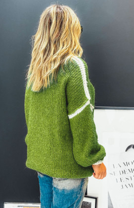 Green ODEON sweater