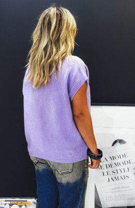Lilac MARC short-sleeved waistcoat
