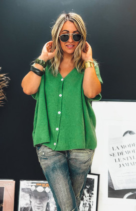 Green MARC short-sleeved waistcoat