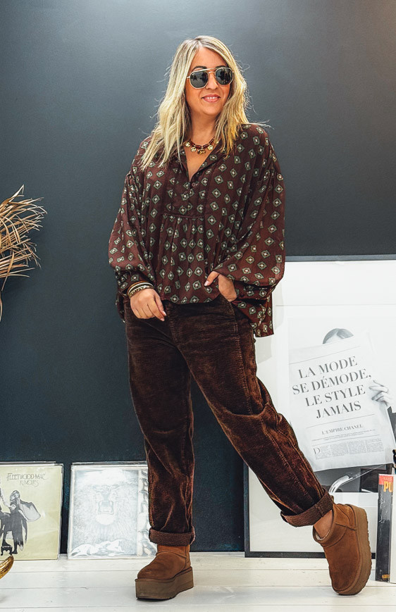 Chocolate BRIAC pant