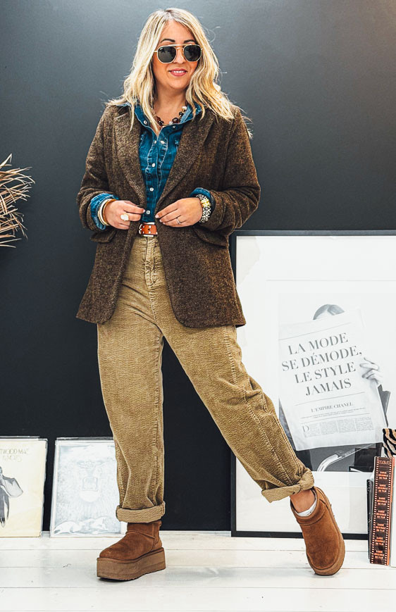 Pantalon BRIAC taupe