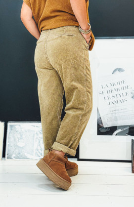 Pantalon BRIAC taupe