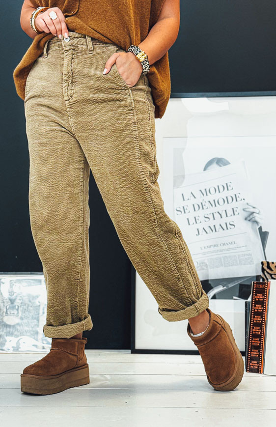 Pantalon BRIAC taupe