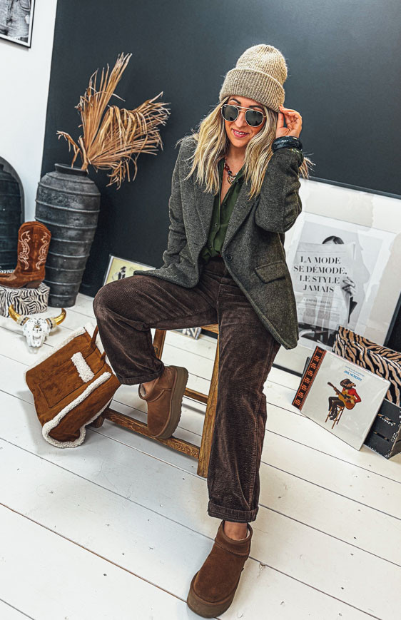 veste blazer LUCIANO vert foncé