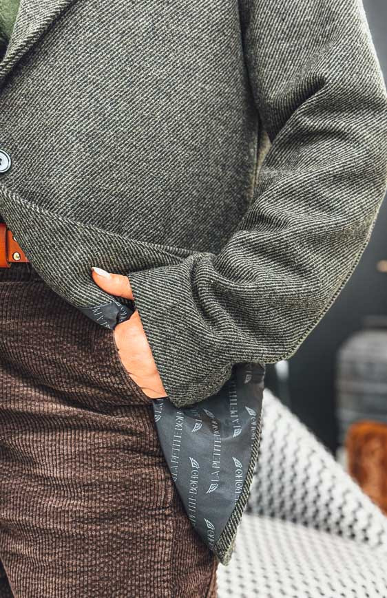 Dark green LUCIANO blazer