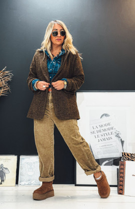 Veste blazer LUCIANO marron