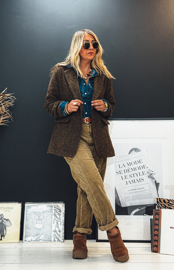 Veste blazer LUCIANO marron