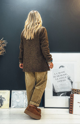 Veste blazer LUCIANO marron