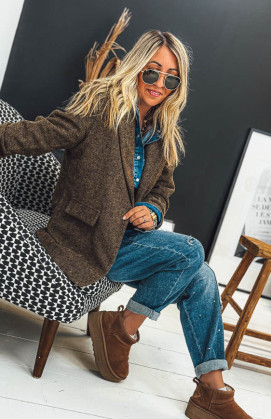 Veste blazer LUCIANO marron