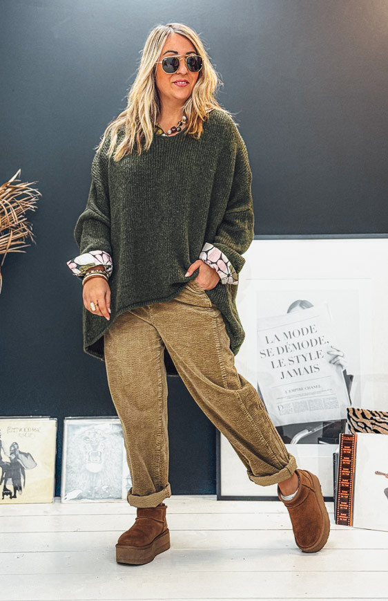 Pull EDMOND long kaki