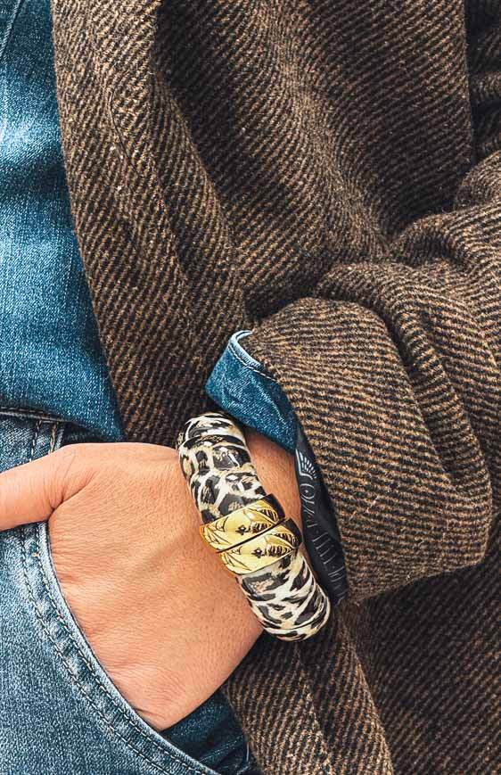 Bracelet MONA léopard