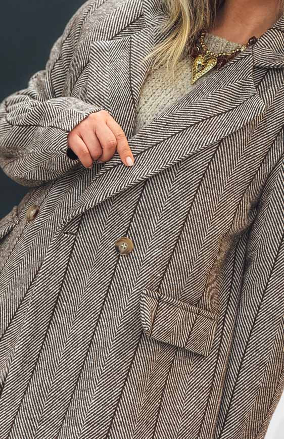 Manteau STANLEY long marron