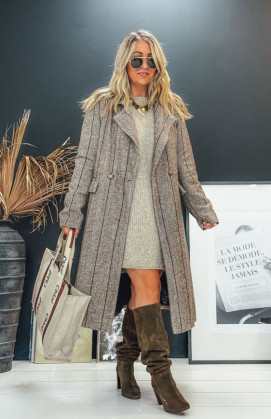 Brown STANLEY long coat