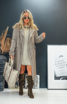 Brown STANLEY long coat