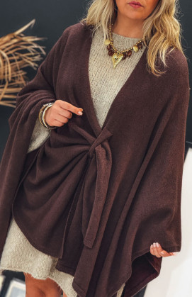 Poncho CATANZO chocolat