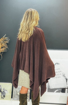 Poncho CATANZO chocolat