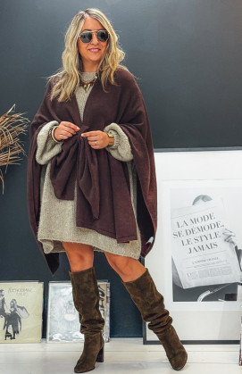 Chocolate CATANZO poncho