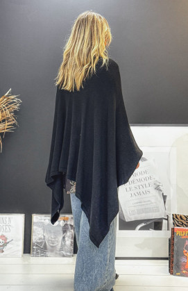Black CATANZO poncho