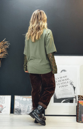 T-shirt JONATHAN manches longues kaki