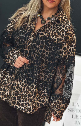 Chemise MELINDA léo/noire