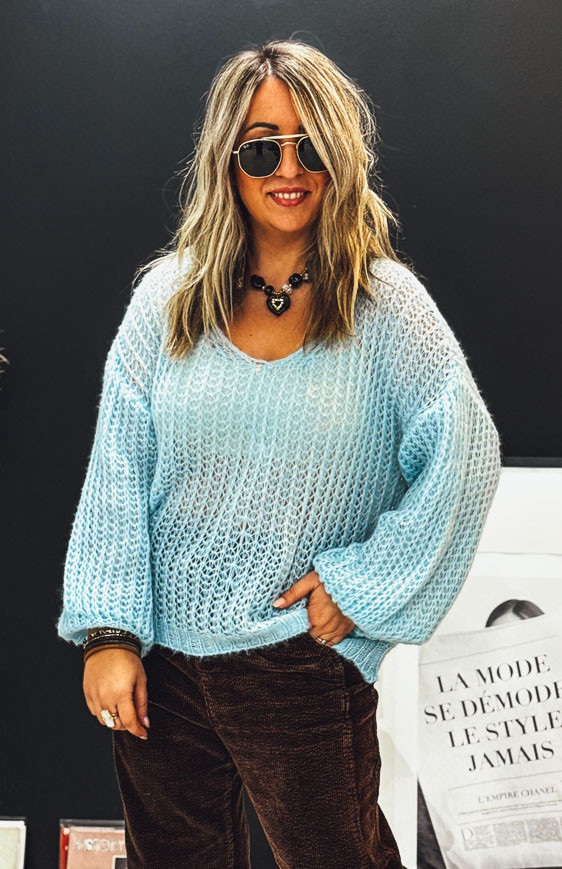 Sky blue RAPHAEL sweater
