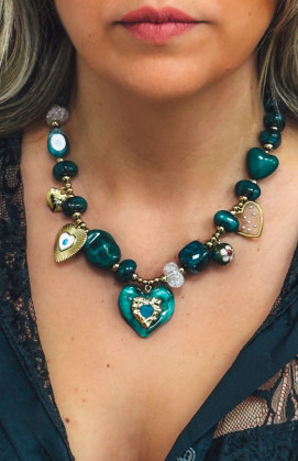 Collier LUMIA émeraude