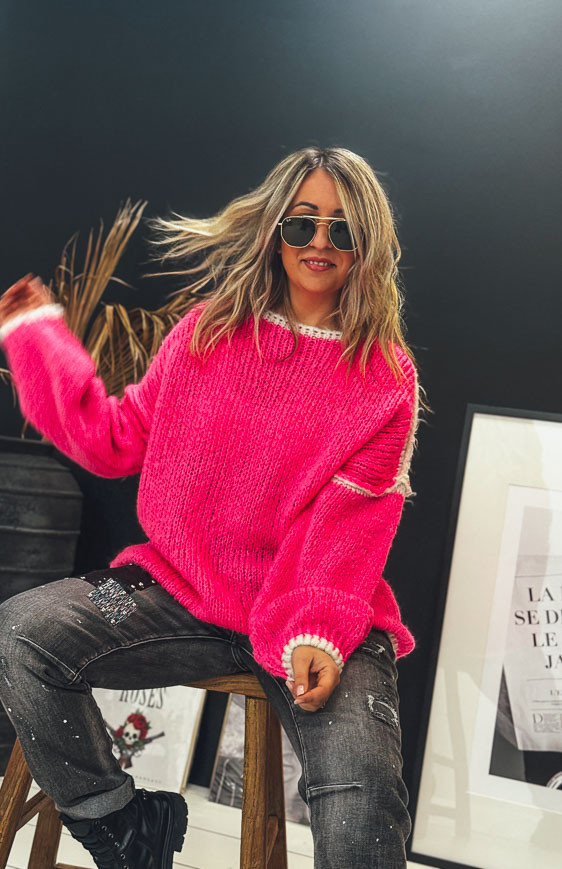 Fuchsia ODEON sweater