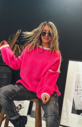 Fuchsia ODEON sweater