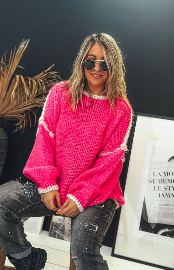 Fuchsia ODEON sweater