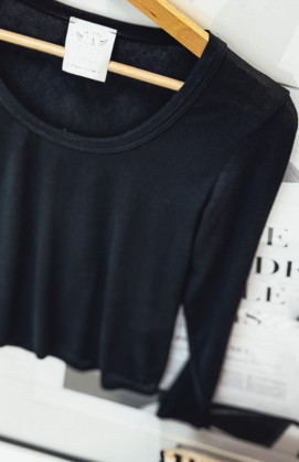 T-shirt LILIO manches longues noir