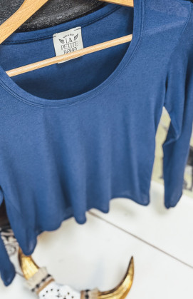 Royal blue LILIO long sleeves t-shirt