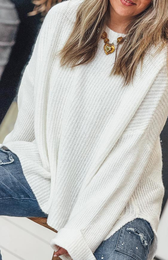 Ecru GUILLAUME sweater