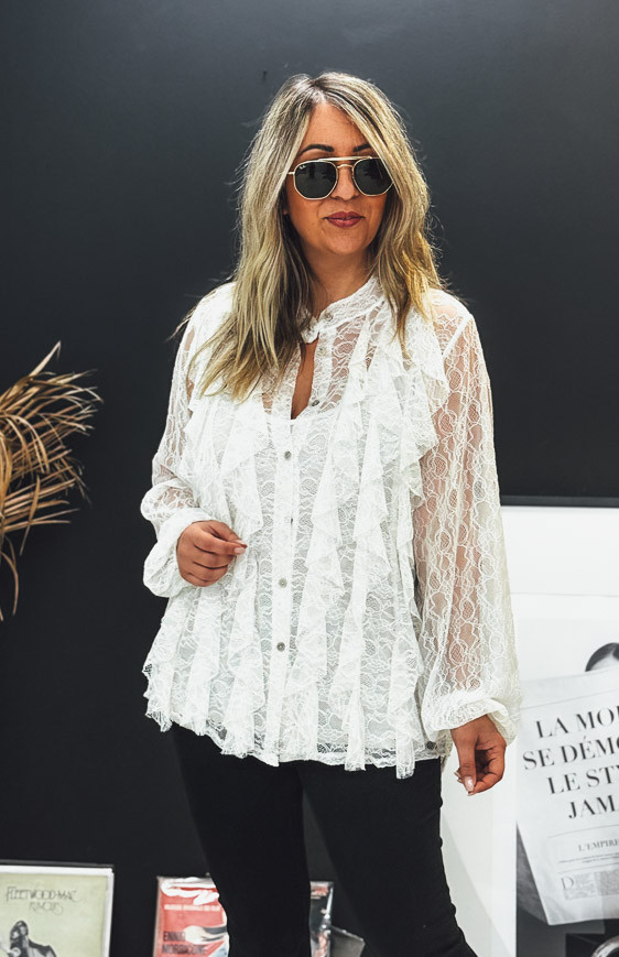 Chemise BERENICE écrue