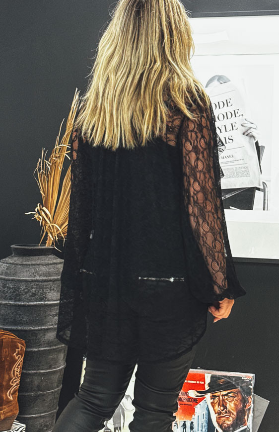 Chemise BERENICE noire