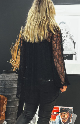 Chemise BERENICE noire